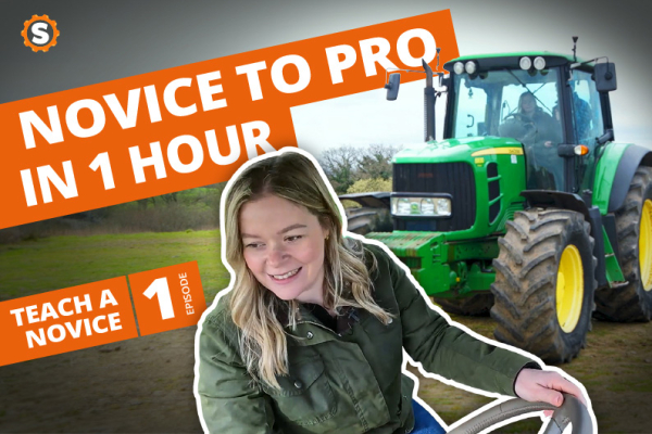 Teaching a Beginner how to Hitch, Haul, and Load with a John Deere 6930 Tractor